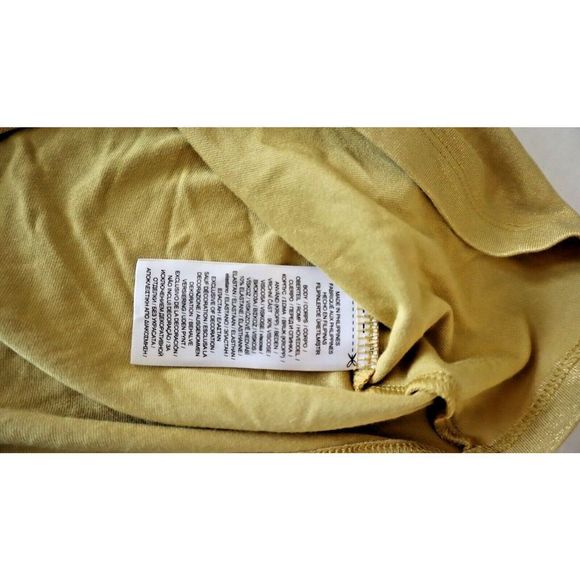 Lauren Ralph Lauren Women's Sz S Gold Metallic Stretch Jersey Turtleneck Top $80 - Picture 6 of 10